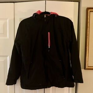 Radiance Free Country Women’s Sz M Warm Black and Pink Winter Jacket/Coat